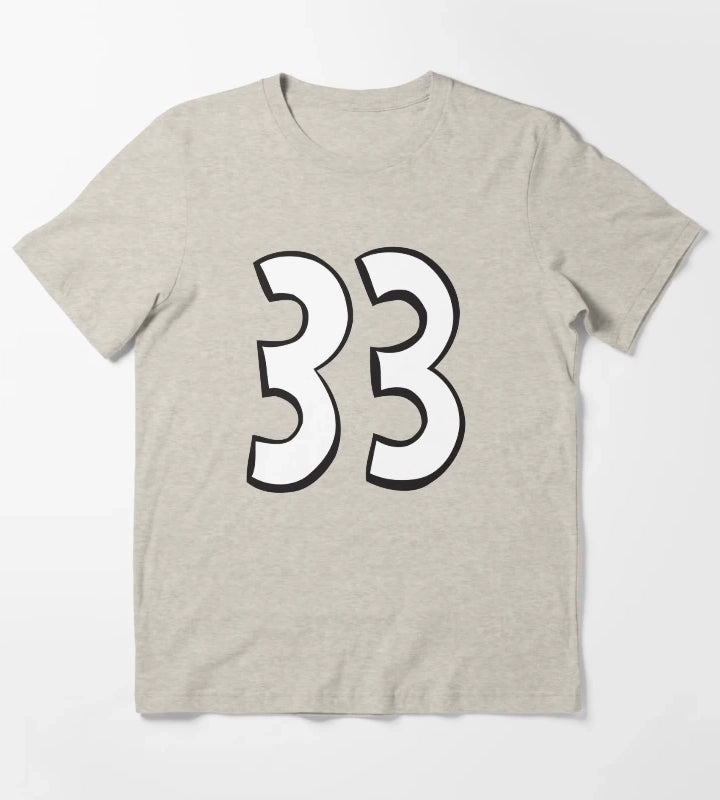 Hey Arnold Halloween Gerald Number 33 Costume T-Shirt Cream