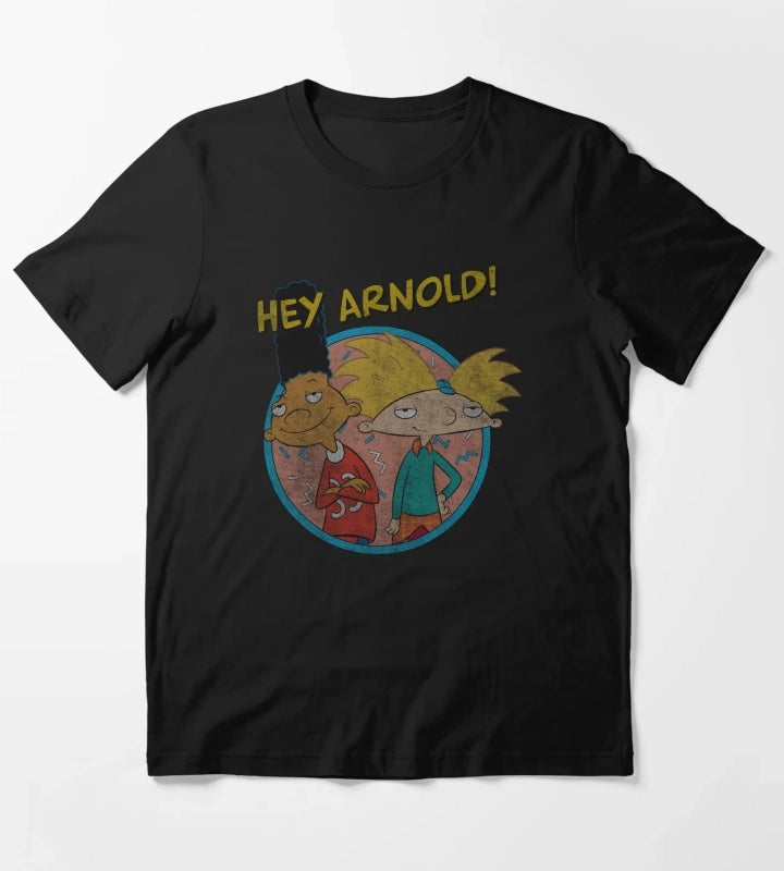Hey Arnold Vintage Best Friends Circle Retro T-Shirt
