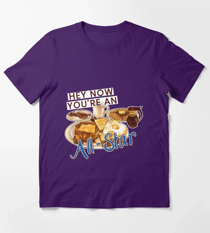 Hey Now Youre An All Star T-Shirt Purple