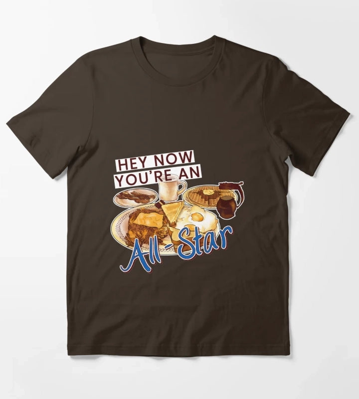 Hey Now Youre An All Star T-Shirt Brown