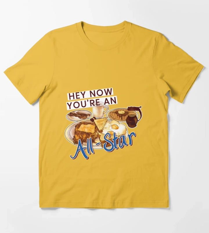Hey Now Youre An All Star T-Shirt Yellow