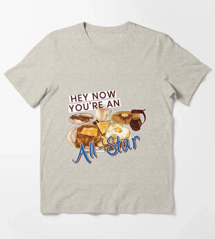Hey Now Youre An All Star T-Shirt Cream