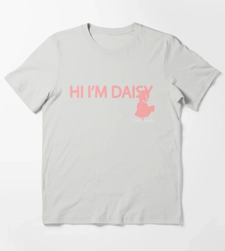 Hi Im Daisy T-Shirt Light Grey