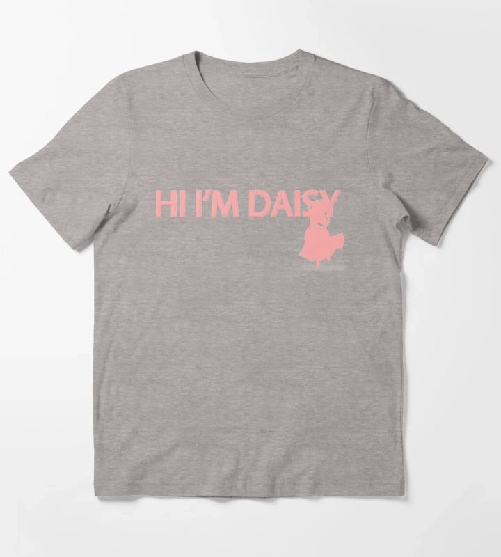 Hi Im Daisy T-Shirt Heather Grey