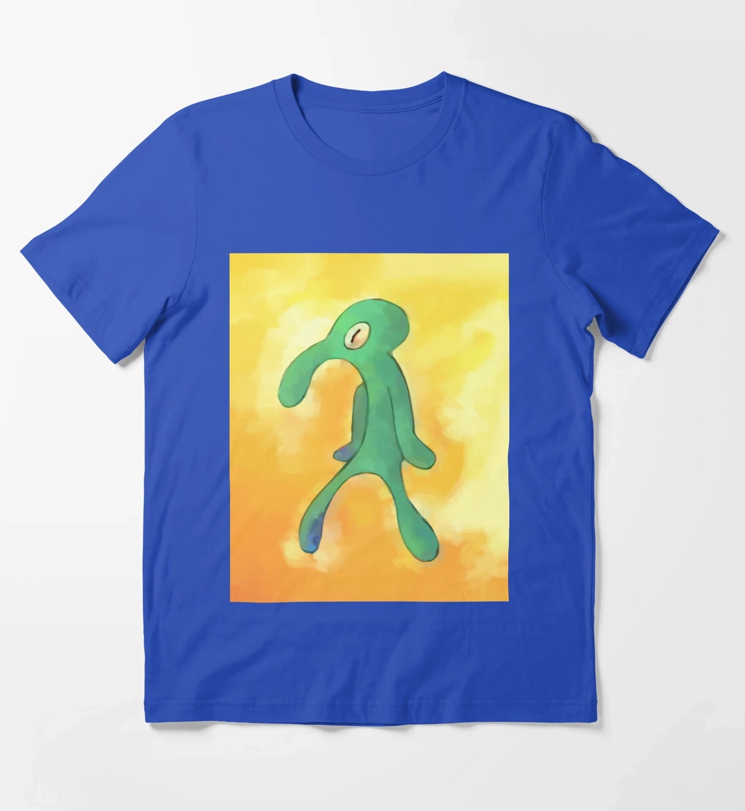 High Res Bold and Brash Repaint T-Shirt Blue