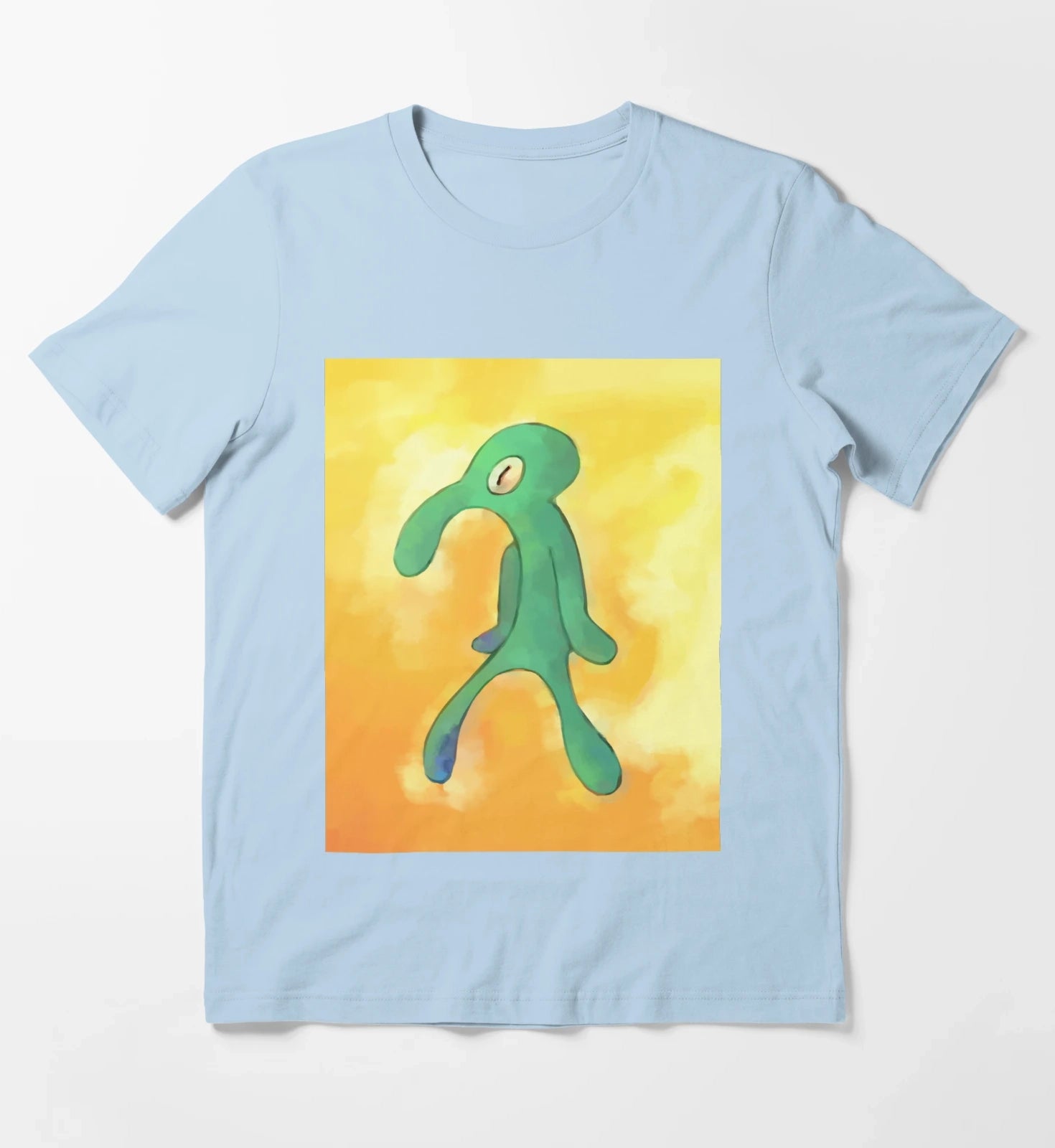 High Res Bold and Brash Repaint T-Shirt Sky Blue
