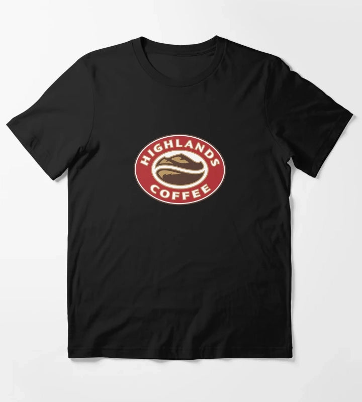 Highlands Coffee Vietnam Logo Print T-Shirt