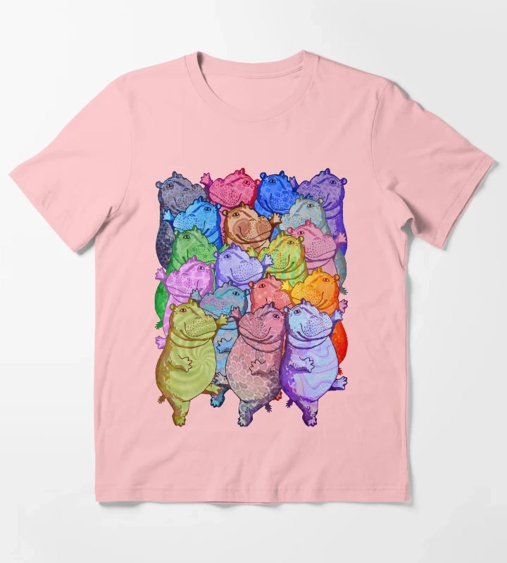 Hippo Disco T-Shirt Dark Grey