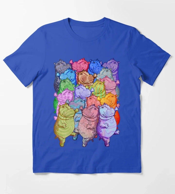 Hippo Disco T-Shirt Blue