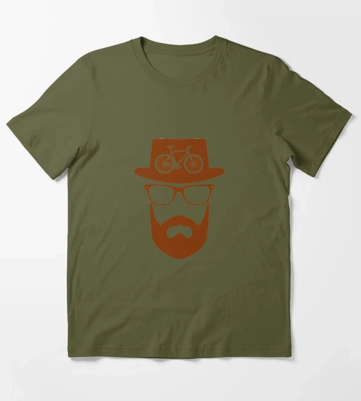 Hipster T-Shirt Olive Green