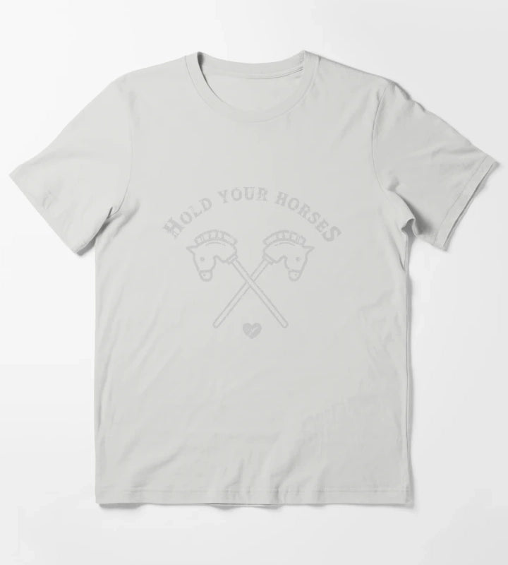 Hold your horses for hobby horsing lovers T-Shirt Light Grey