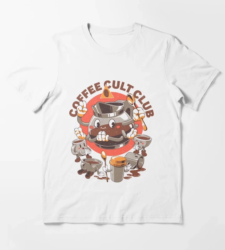 Holy Coffee Club T-Shirt White