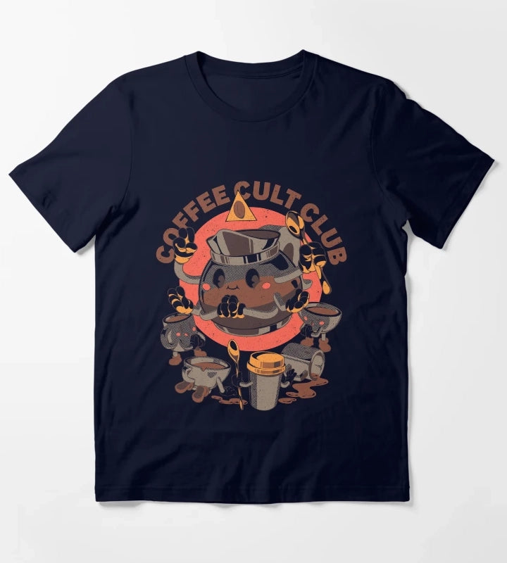 Holy Coffee Club T-Shirt Navy