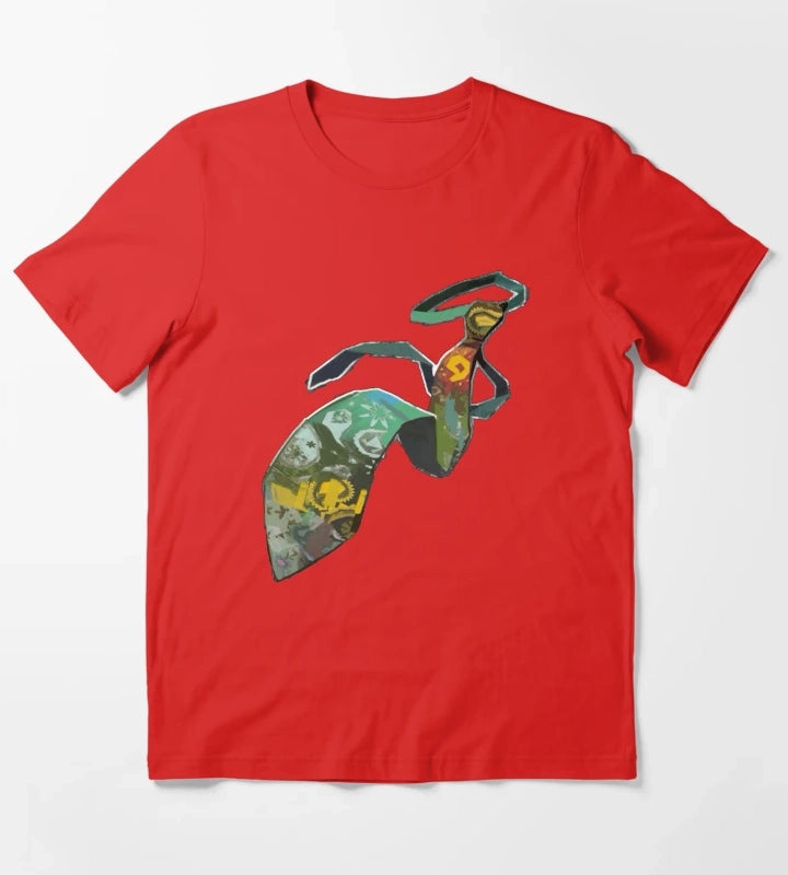 Horrific Necktie Disco Elysium T-Shirt Red