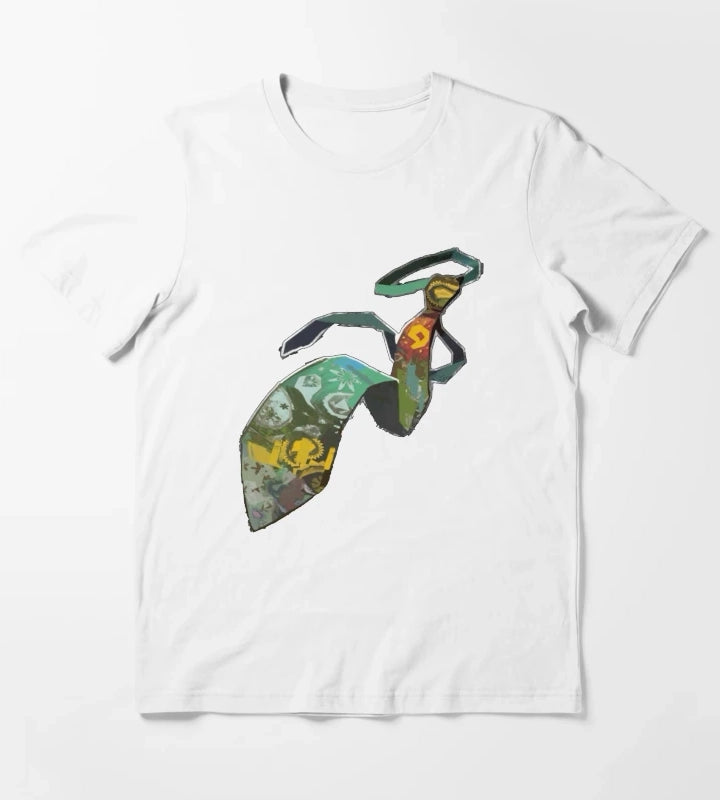 Horrific Necktie Disco Elysium T-Shirt White
