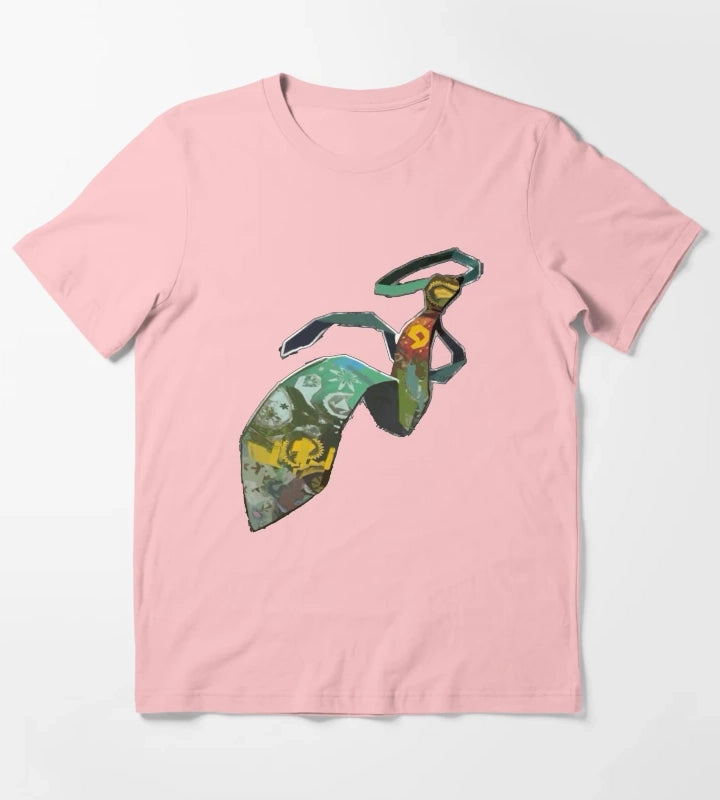 Horrific Necktie Disco Elysium T-Shirt Dark Grey