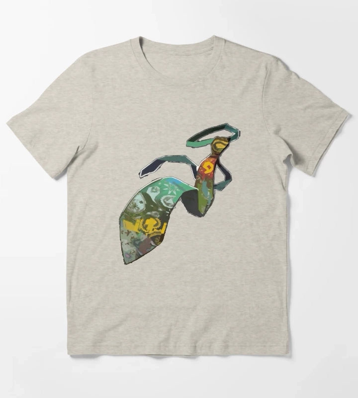 Horrific Necktie Disco Elysium T-Shirt Cream