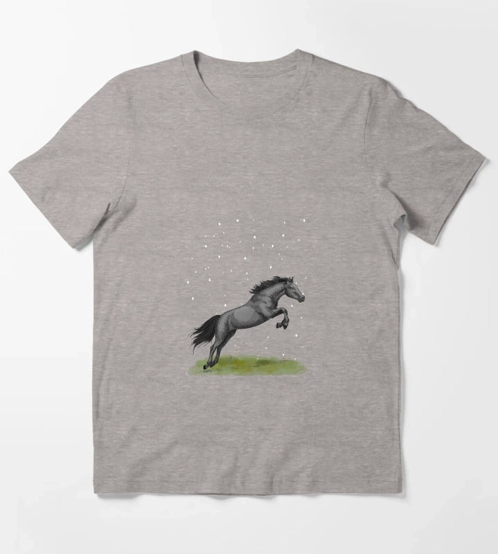 HorseSnow T-Shirt Heather Grey