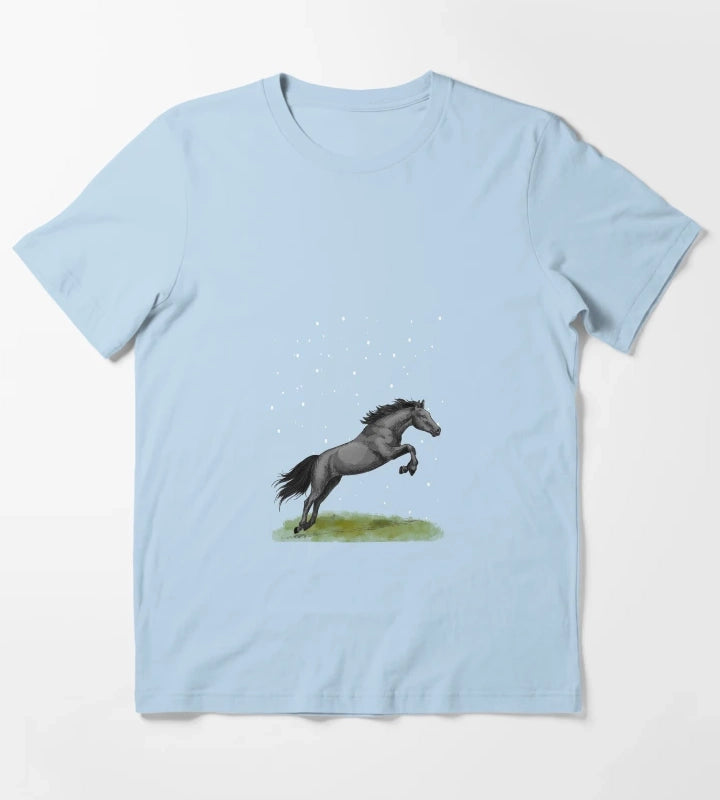 HorseSnow T-Shirt Sky Blue