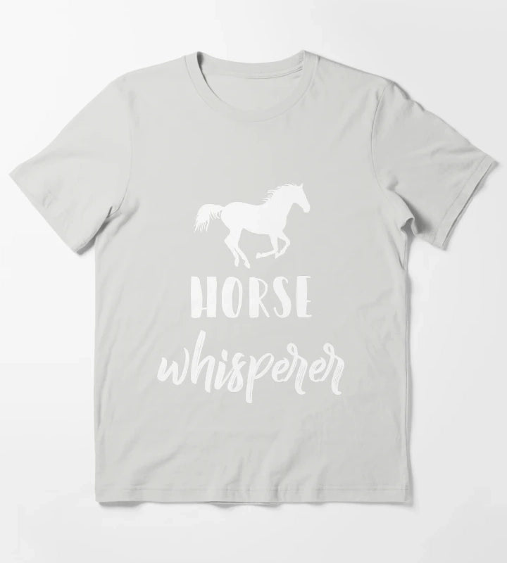 Horse Whisperer Lover T-Shirt Light Grey