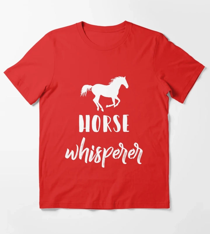 Horse Whisperer Lover T-Shirt Red
