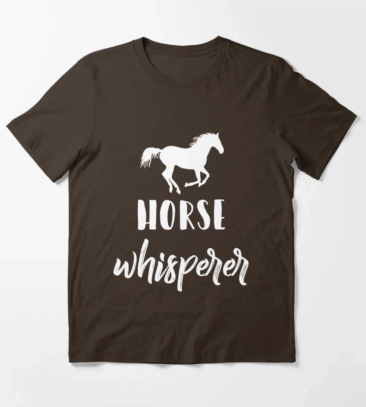 Horse Whisperer Lover T-Shirt Brown