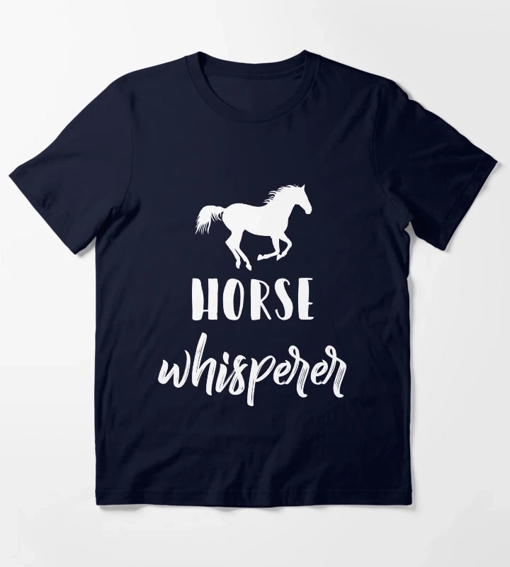Horse Whisperer Lover T-Shirt Navy