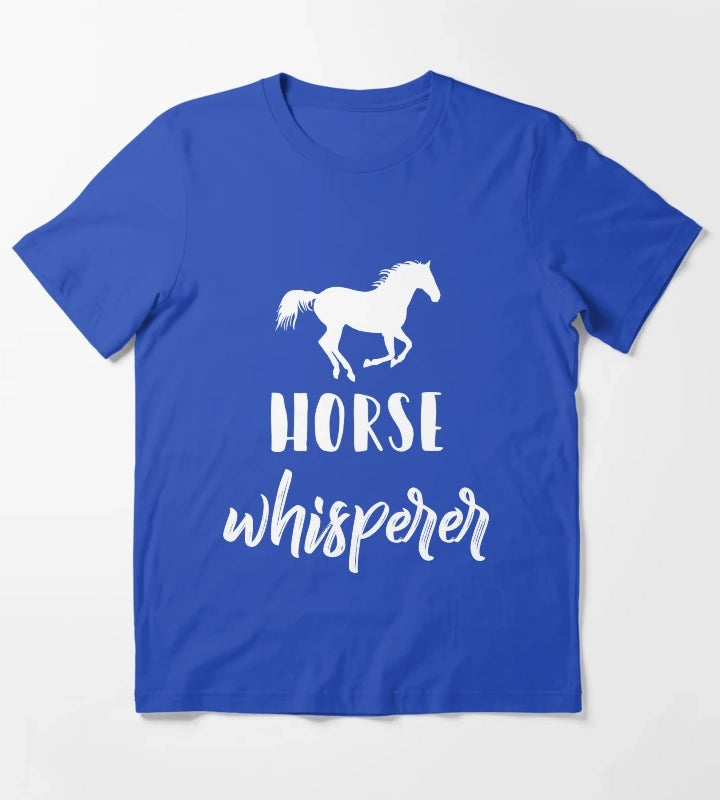 Horse Whisperer Lover T-Shirt Blue