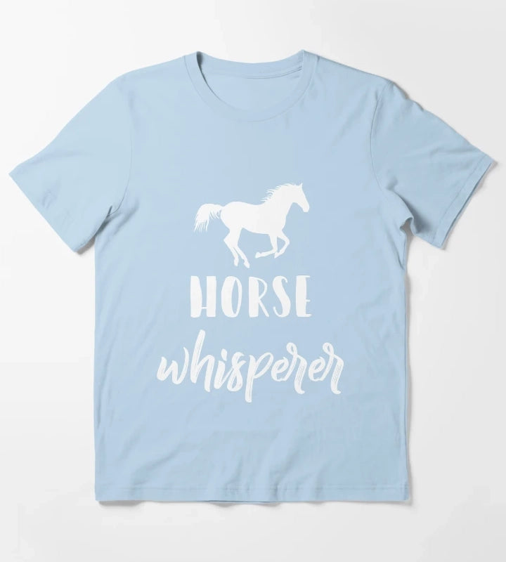 Horse Whisperer Lover T-Shirt Sky Blue