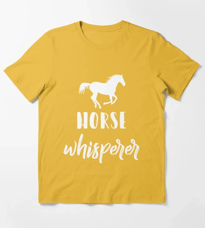 Horse Whisperer Lover T-Shirt Yellow