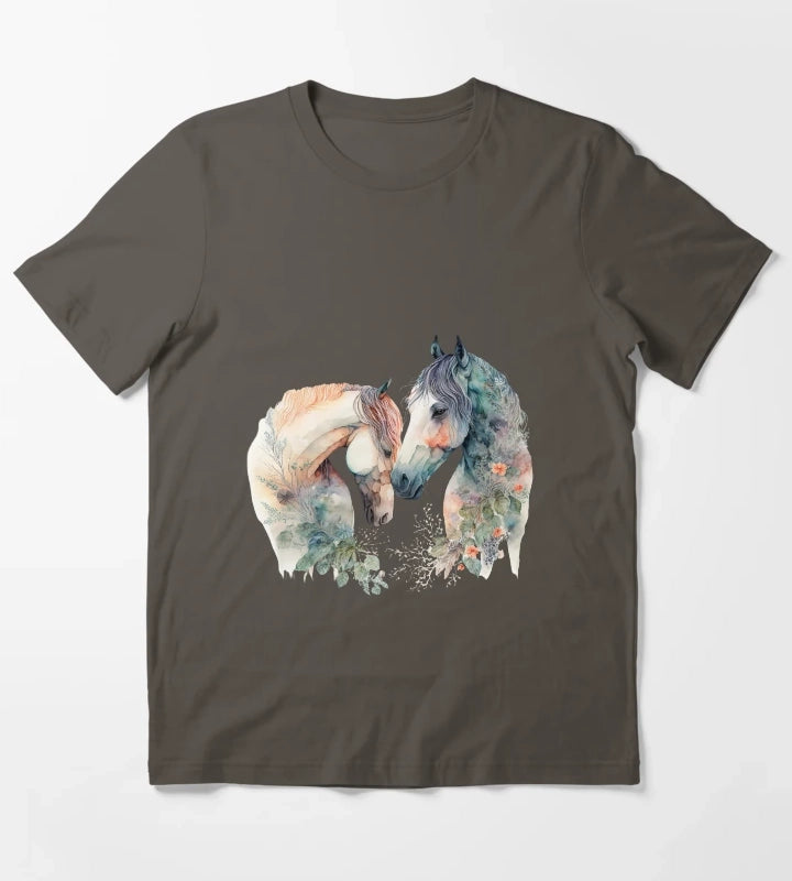 Horses T-Shirt Dark Grey