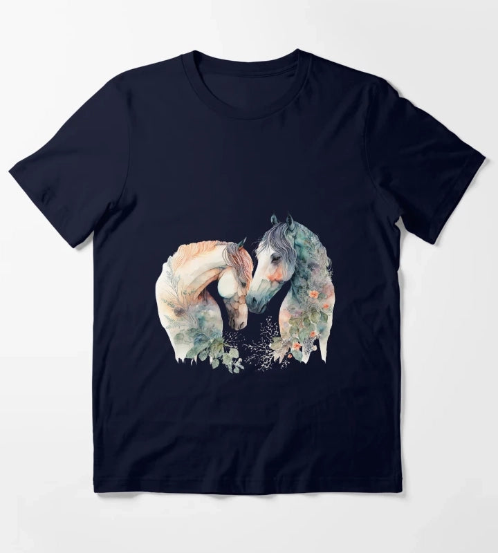 Horses T-Shirt Navy