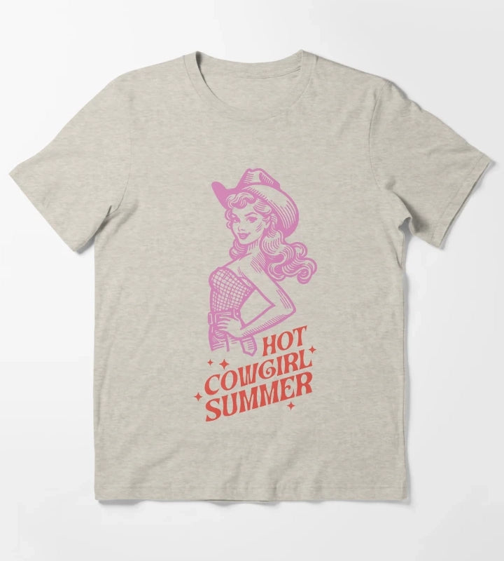 Hot Cowgirl Summer T-Shirt Cream