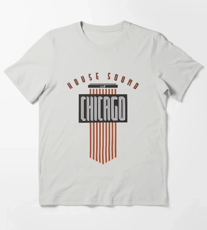 House Sound Of Chicago T-Shirt Light Grey