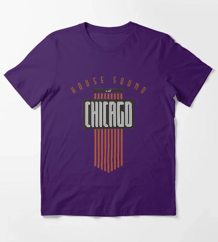 House Sound Of Chicago T-Shirt Purple