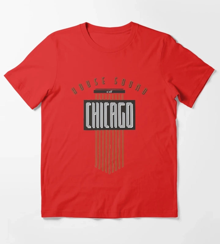 House Sound Of Chicago T-Shirt Red
