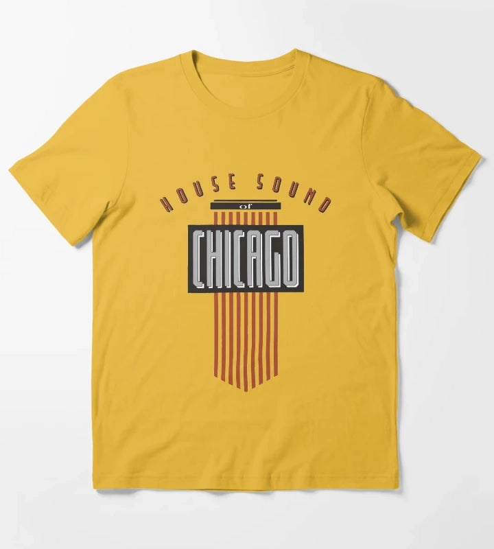 House Sound Of Chicago T-Shirt Yellow