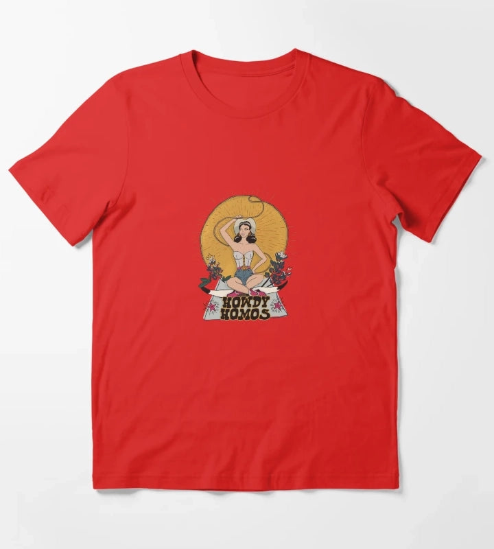 Howdy Homos T-Shirt Red
