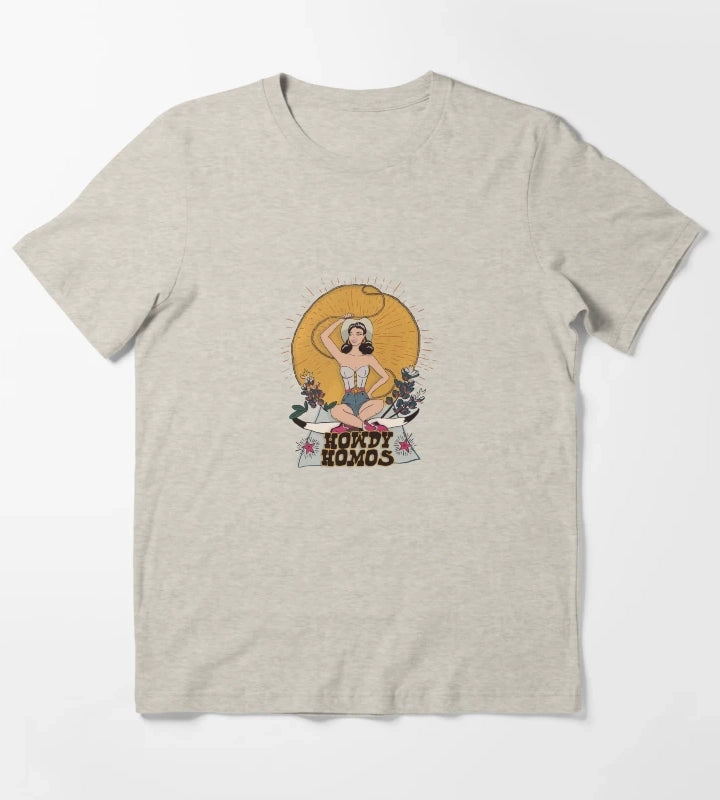 Howdy Homos T-Shirt Cream