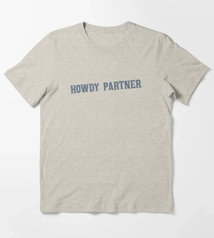 Howdy Partner T-Shirt Cream