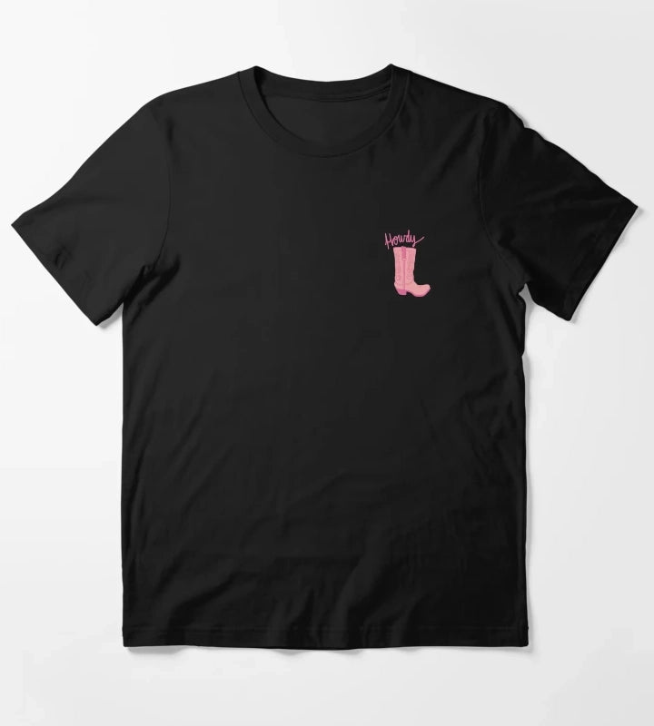 Howdy Pink Cowgirl Print T-Shirt