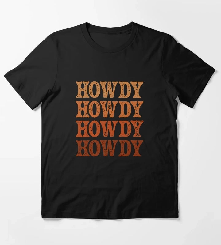 Howdy Rodeo Western Country Vintage Southern cowgirl T-Shirt
