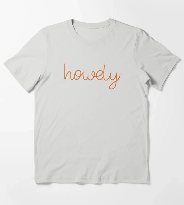 Howdy T-Shirt Light Grey