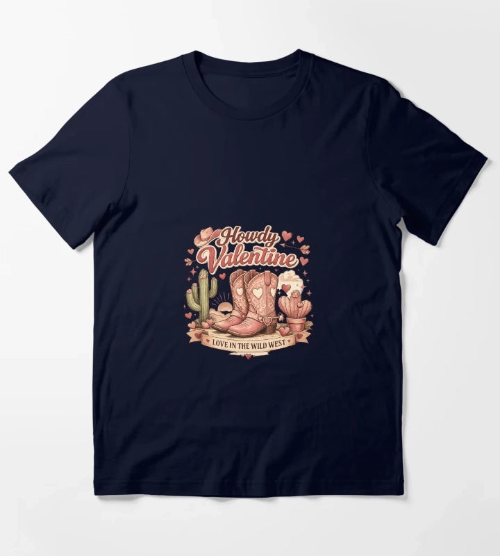 Howdy Valentine T-Shirt Navy