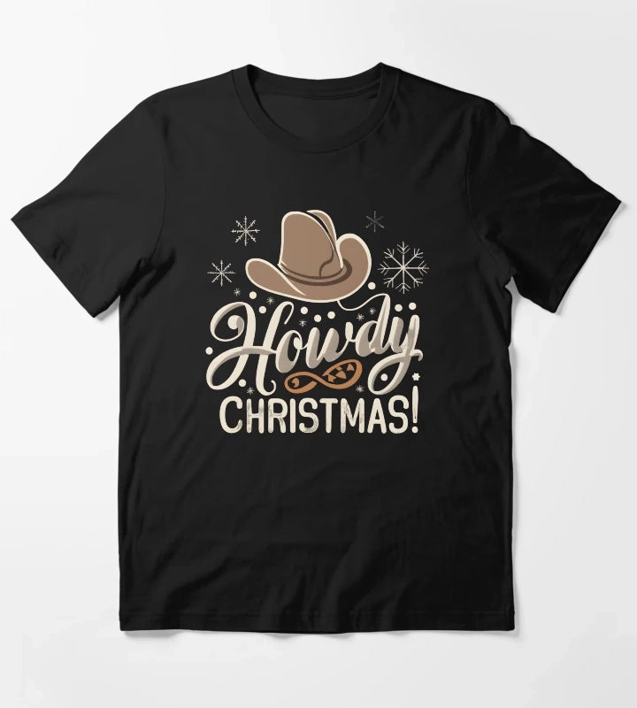 Howdy Western Christmas T-Shirt