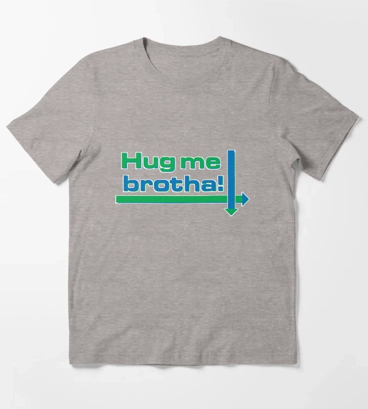 Hug me brotha T-Shirt Heather Grey