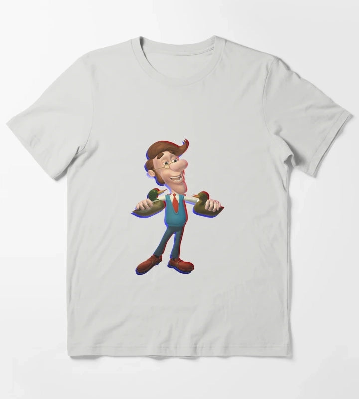 HughTron T-Shirt Light Grey