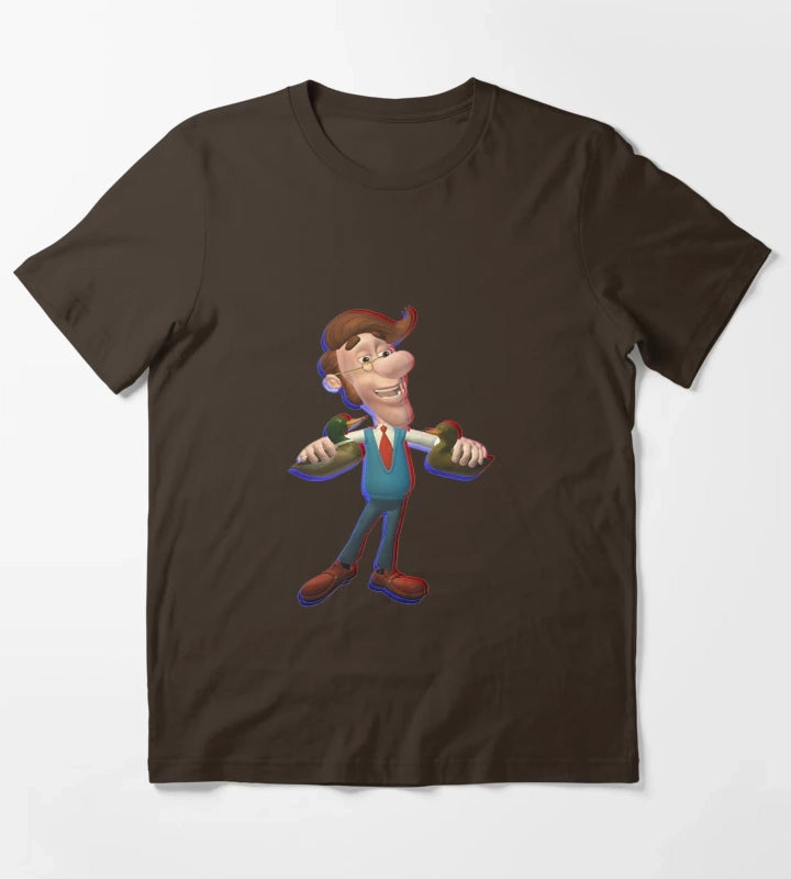 HughTron T-Shirt Brown