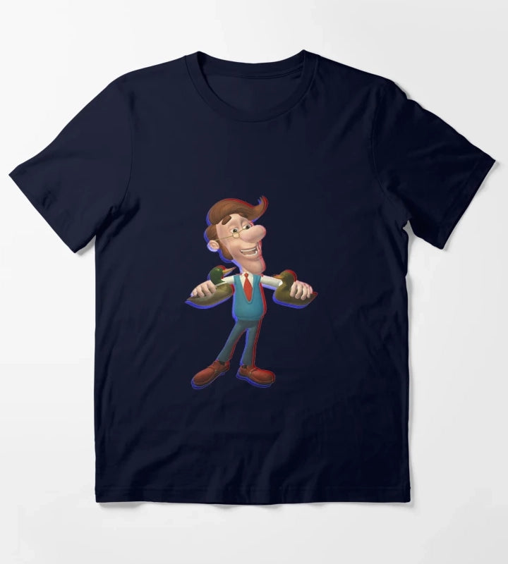 HughTron T-Shirt Navy