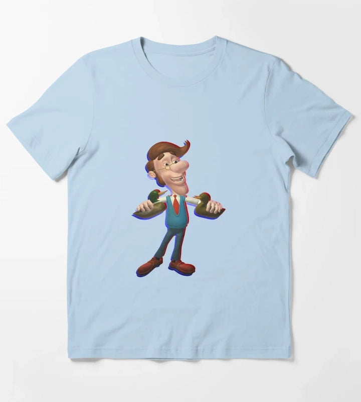 HughTron T-Shirt Sky Blue